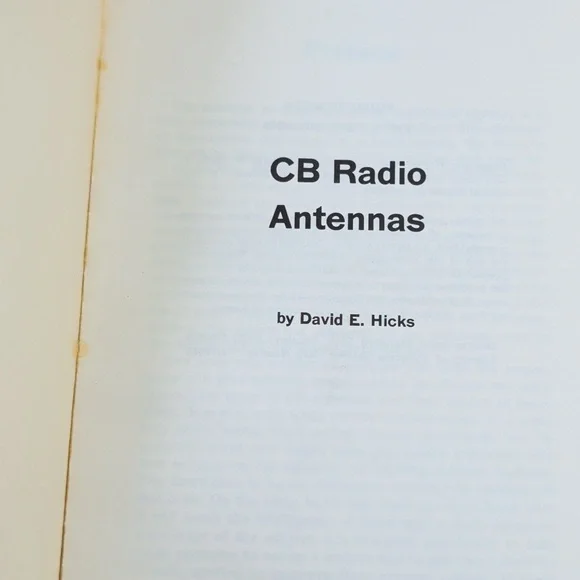 CB Radio Antennas By David E Hicks Vintage Educational Book - Picture 4 of 8